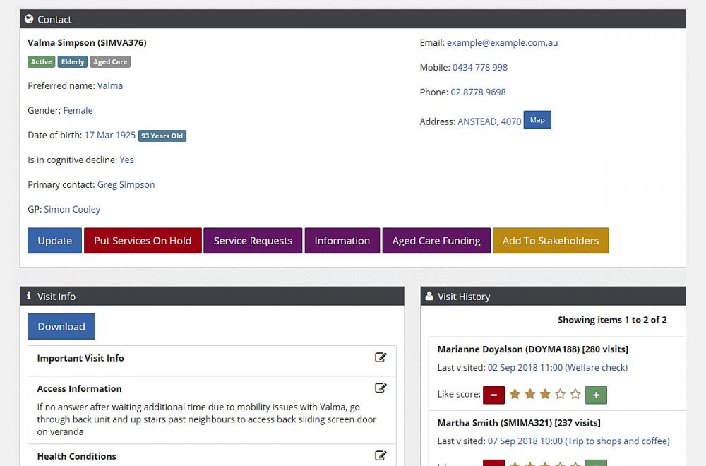 Makes it easy to Manage HCP Customers